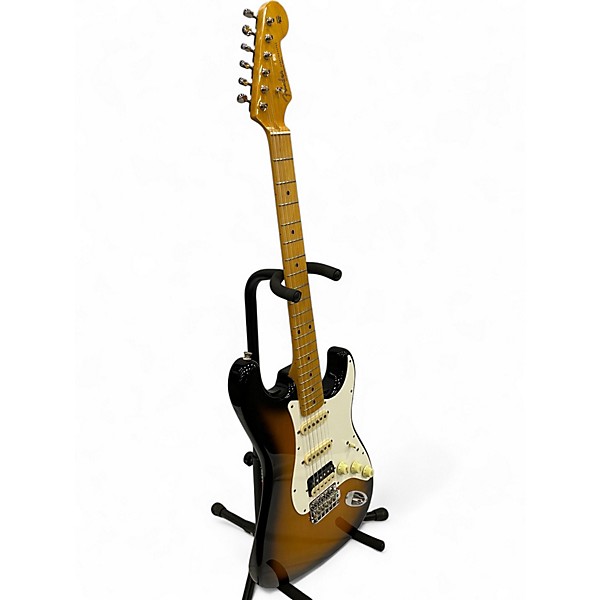 Used 2022 Fender JV Modified '50s Stratocaster HSS 2 Color Sunburst Solid Body Electric Guitar