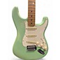 Used Fender Standard Stratocaster Green Solid Body Electric Guitar