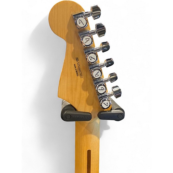 Used Fender Standard Stratocaster Green Solid Body Electric Guitar