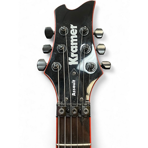 Used Kramer ASSAULT Black Solid Body Electric Guitar Black