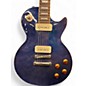 Used 2014 Epiphone 1956 Reissue Les Paul Blue Burst Solid Body Electric Guitar