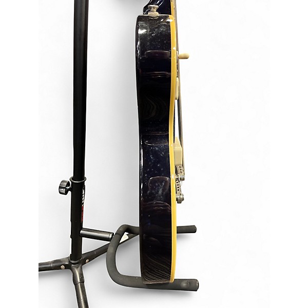 Used 2014 Epiphone 1956 Reissue Les Paul Blue Burst Solid Body Electric Guitar