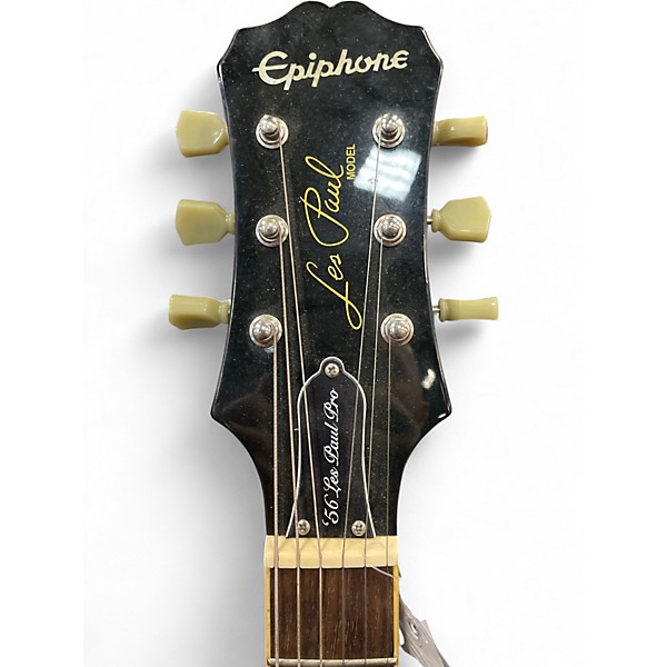 Used 2014 Epiphone 1956 Reissue Les Paul Blue Burst Solid Body Electric Guitar