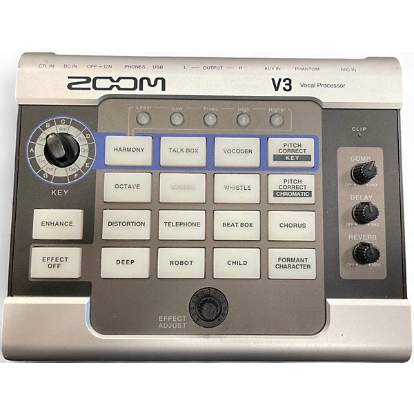 DTM・DAW ZOOM V3 Vocal Processor Amazon.com: Zoom V3 Vocal Effects Processor For Streaming