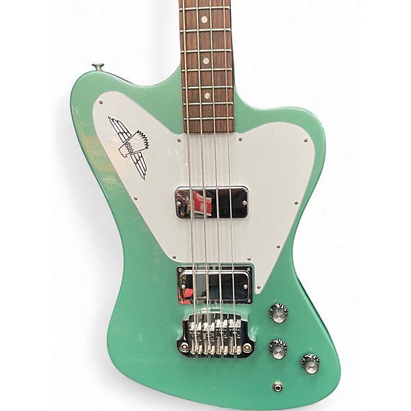 Used Gibson NON REVERSE THUNDERBIRD Inverness Green Electric Bass Guitar