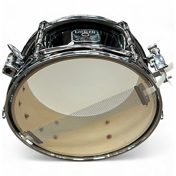 Used Gretsch Drums 12X5.5 BLCKHAWK SNARE Black Drum