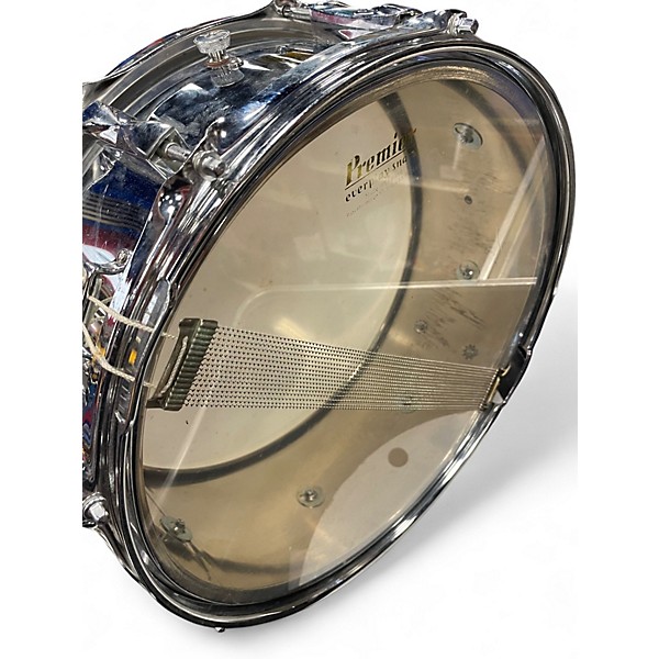 Used Premier 14in metal snare Chrome Drum