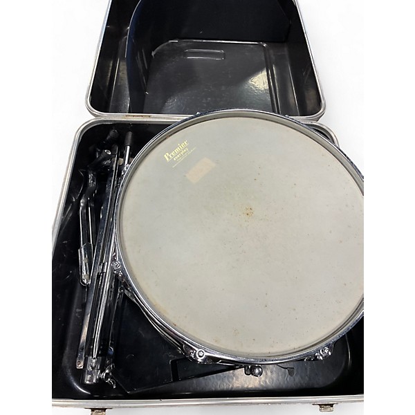 Used Premier 14in metal snare Chrome Drum