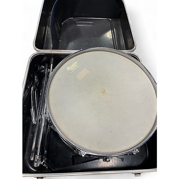 Used Premier 14in metal snare Chrome Drum
