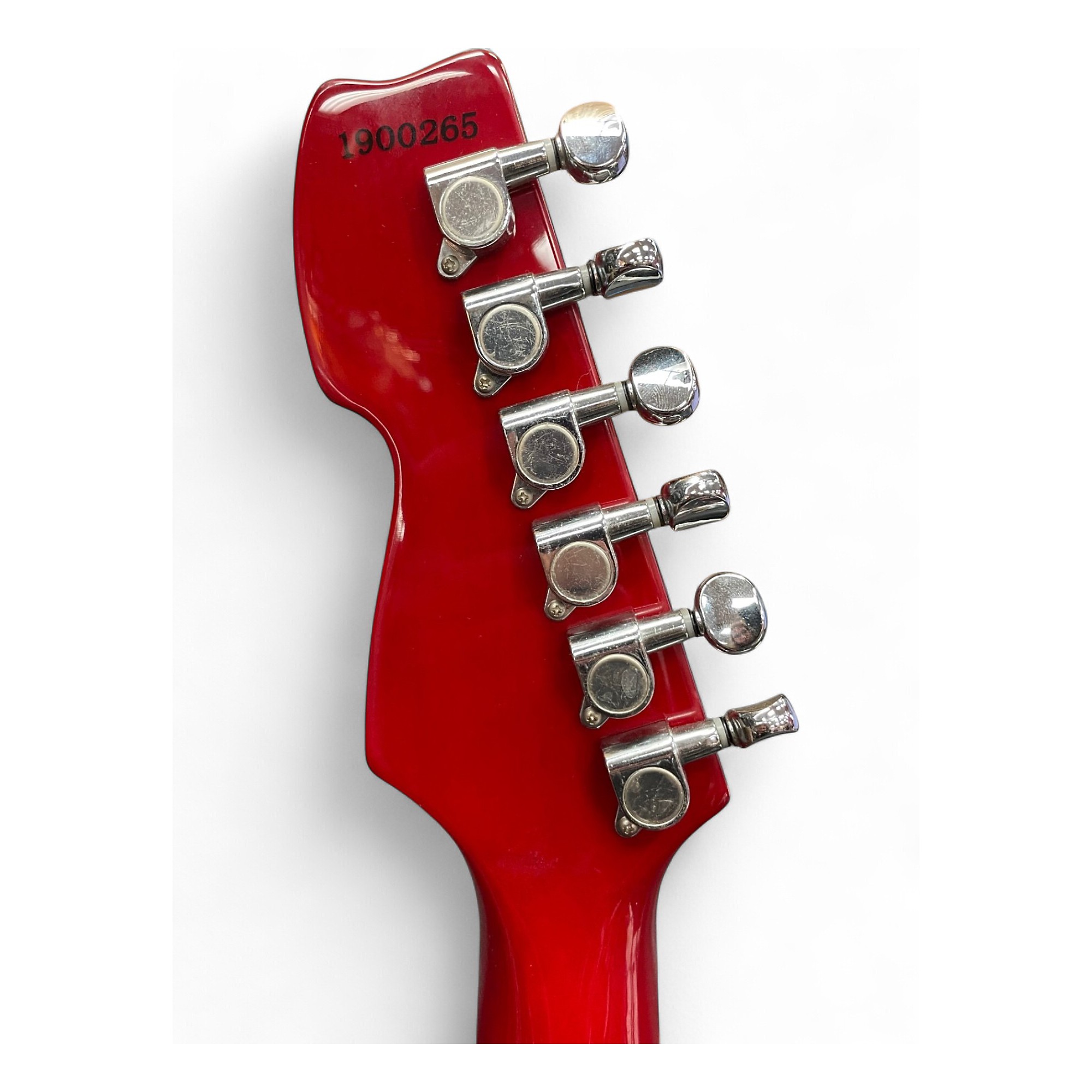 Used Eastwood ASTRALL II Red and White Hollow Body Electric