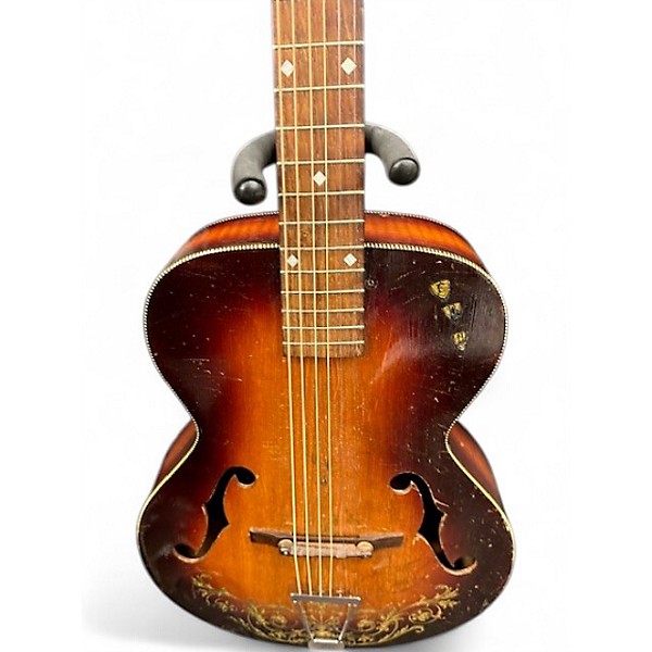 Vintage 1930s Old Kraftsman Archtop Sunburst Acoustic Guitar