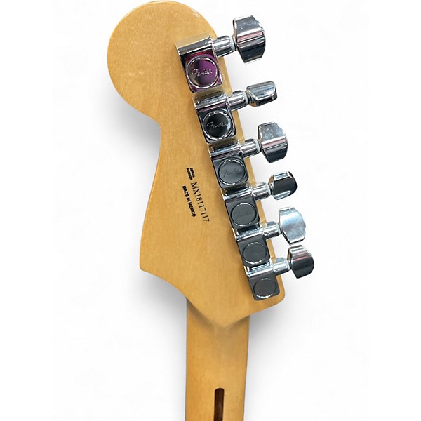 Used Fender Player Stratocaster Black Solid Body Electric Guitar