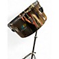 Used Ludwig copper timbale set with stand 13in and 14in Timbales