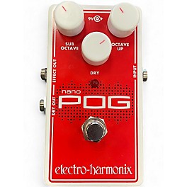 Used Electro-Harmonix Nano POG Polyphonic Octave Generator Effect Pedal