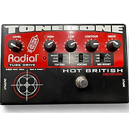 Used Radial Engineering Tonebone Hot British Tube Drive Effect Pedal