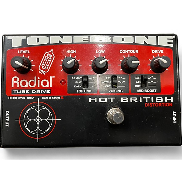 Used Radial Engineering Tonebone Hot British Tube Drive Effect Pedal