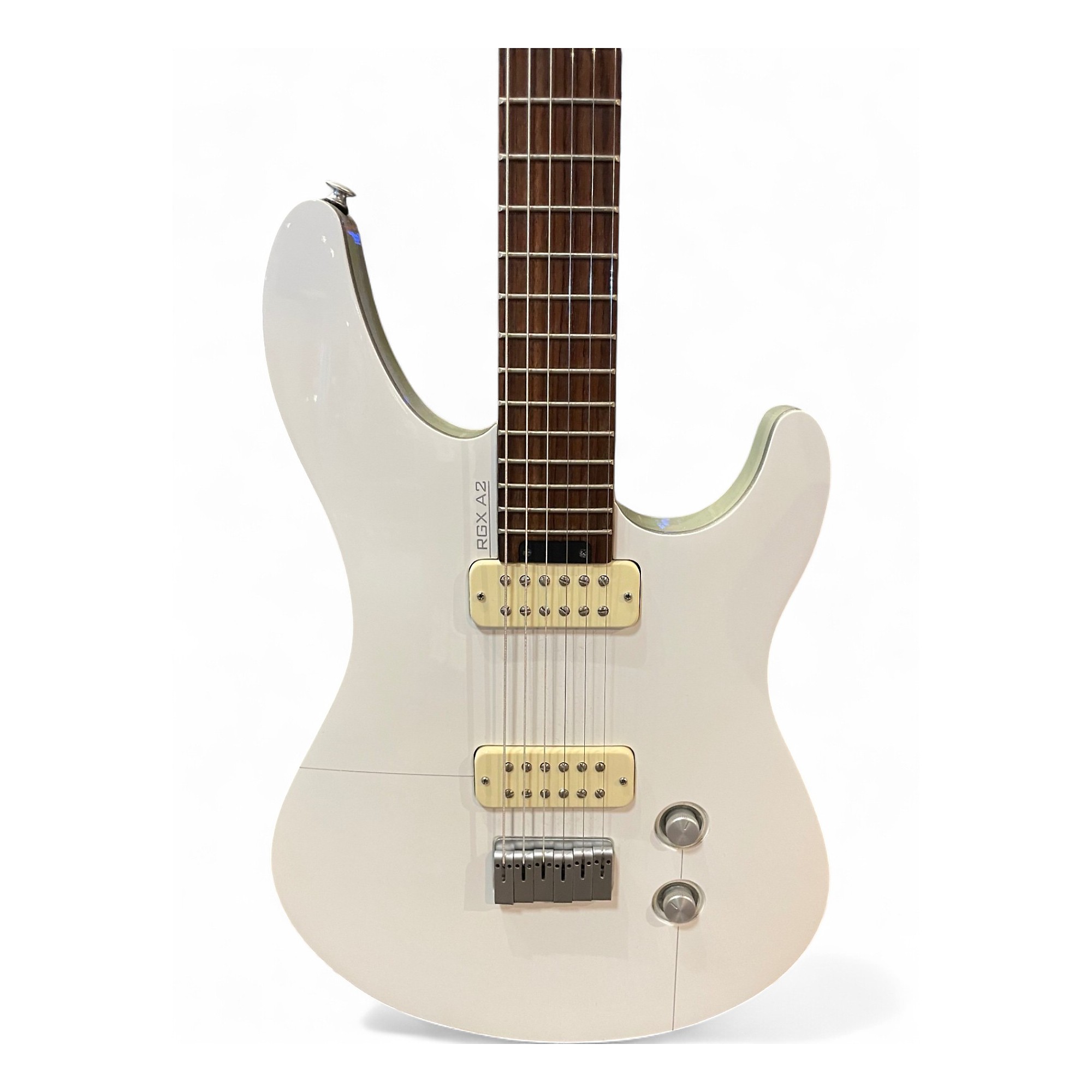 Used Yamaha RGX A2 Antique White Solid Body Electric Guitar