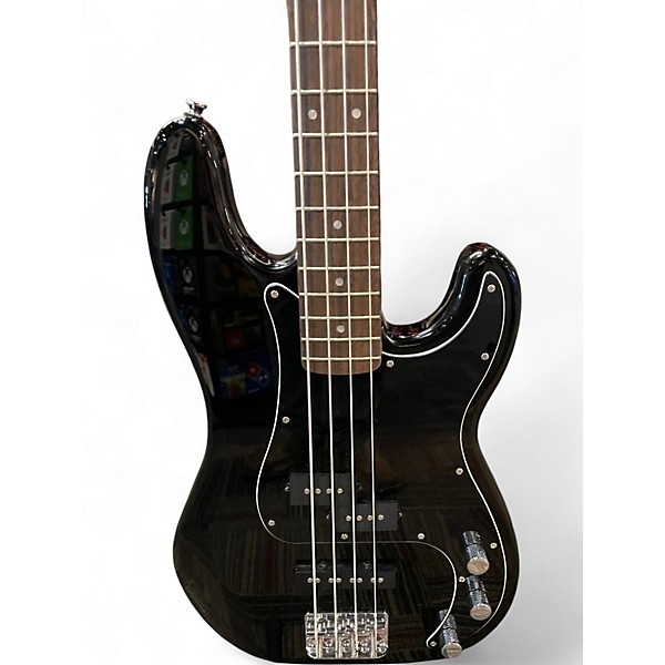 Used 2020 Squier Affinity Precision Bass PJ Black Electric