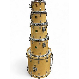 Used Yamaha 4 Piece Custom Absolute Maple Natural Drum Kit