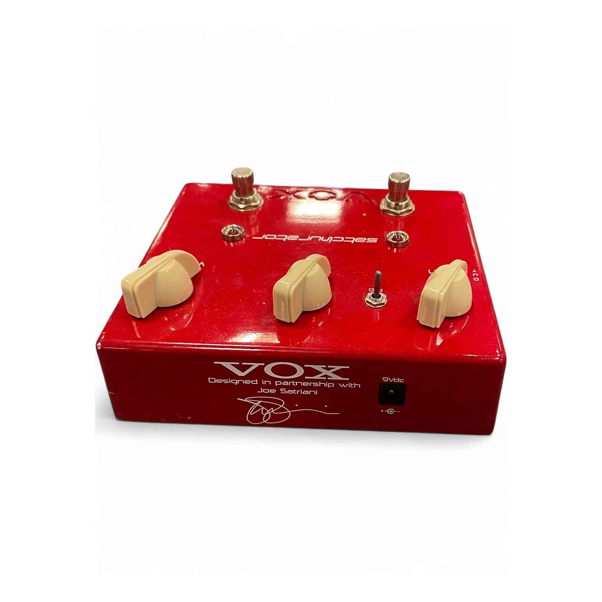 ギター vox satchurator js-ds Joe satriani Vox Joe Satriani Satchurator Distortion Pedal | Sweetwater