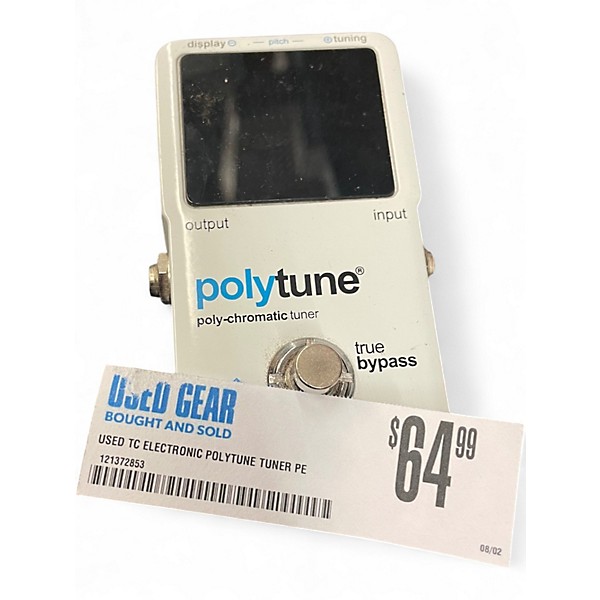 Used TC Electronic Polytune Tuner Pedal | Guitar Center