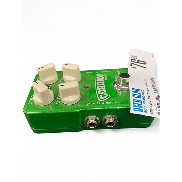 Used TC Electronic Corona Chorus Effect Pedal