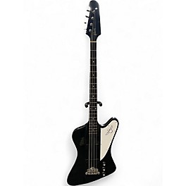 Used Gibson Thunderbird IV Black and White Electric Bass Guitar