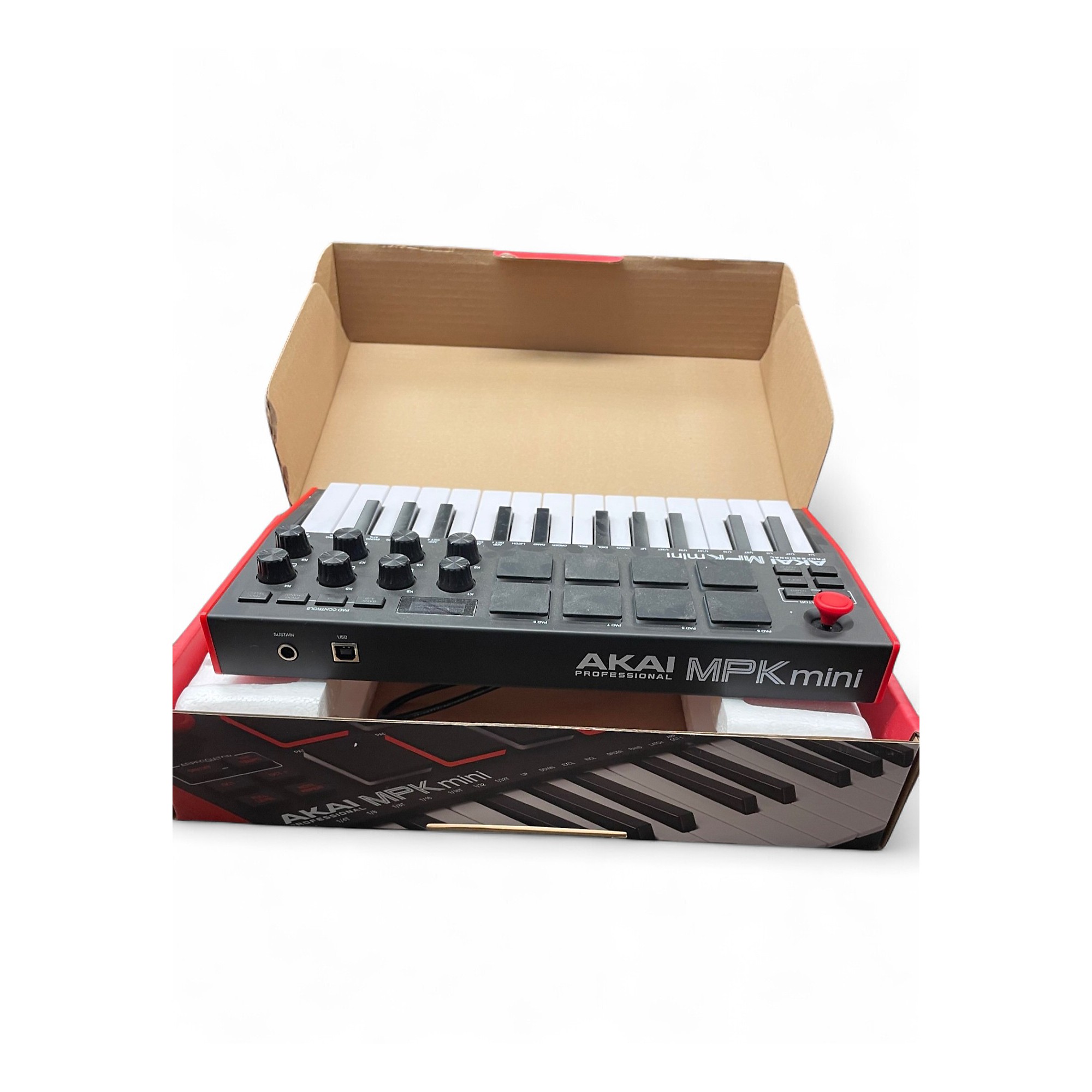 売れ切れゴメン価格！AKAI MPK mini MIDIコントローラー Akai MPK Mini MK3 USB MIDI Keyboard Controller, 25-Key | zZounds