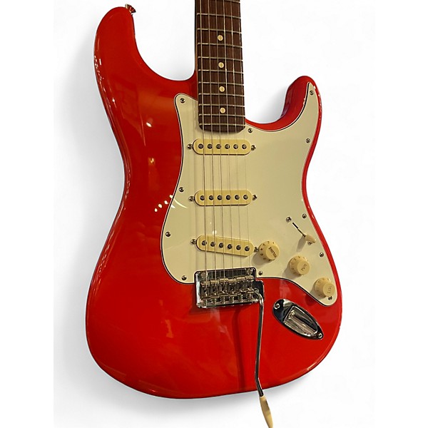 Used Fender Player II stratocaster Fiesta Red Solid Body Electric Guitar