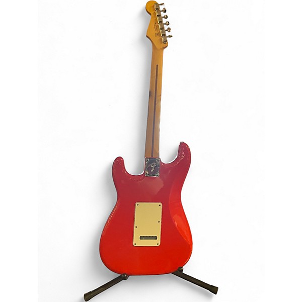 Used Fender Player II stratocaster Fiesta Red Solid Body Electric Guitar