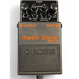 Used BOSS MT2 Metal Zone Distortion Effect Pedal