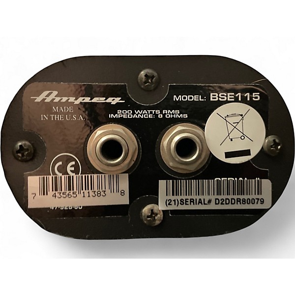 Used Ampeg BSE115 Bass Cabinet