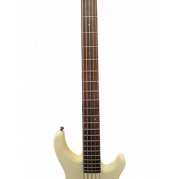 Used Fender MB5 Classic White Electric Bass Guitar