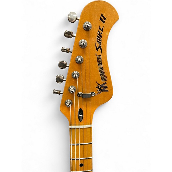 Vintage 1970s Ernie Ball Music Man SABER II Natural Solid Body Electric Guitar