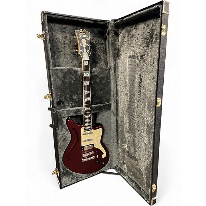 Used D'Angelico Deluxe Bedford SH Matte Wine Solid Body