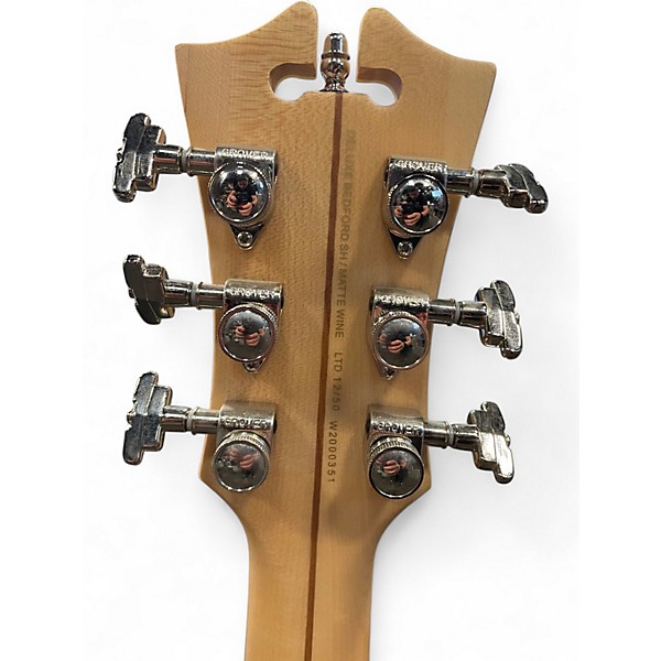 Used D'Angelico Deluxe Bedford SH Matte Wine Solid Body Electric Guitar