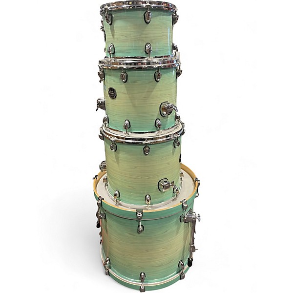 Used Mapex 4 Piece Armory Exotic Rock Ultramarine Gloss Drum Kit