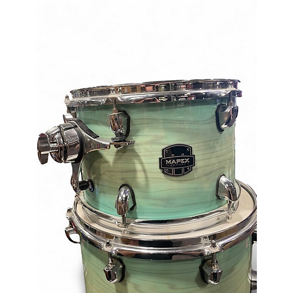 Used Mapex 4 Piece Armory Exotic Rock Ultramarine Gloss Drum Kit