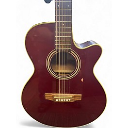 Used Takamine EG260C Wine Red Acoustic Electric Guitar