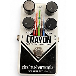 Used Electro-Harmonix Crayon Full Range Overdrive Effect Pedal