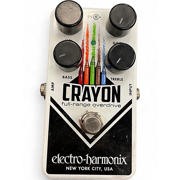 Used Electro-Harmonix Crayon Full Range Overdrive Effect Pedal