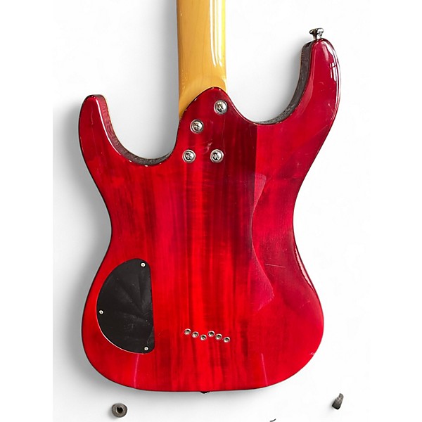Used Washburn ax3q pro Chrome Red Solid Body Electric Guitar