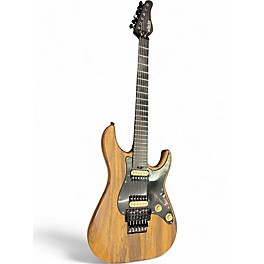 Used Schecter Guitar Research Sun Valley Super Shredder Exotic FR Natural Black Limba Solid Body Electric Guitar