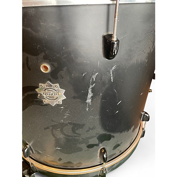 Used Dixon 4 Piece demon Black Drum Kit