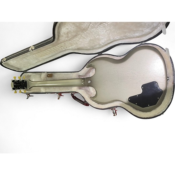 Used Gibson ETune Metallic Silver Solid Body Electric Guitar