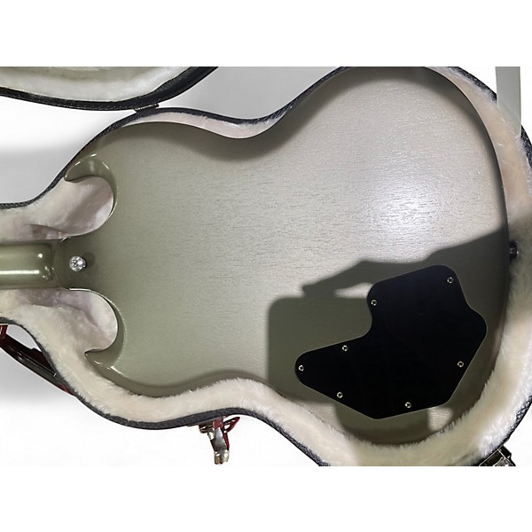 Used Gibson ETune Metallic Silver Solid Body Electric Guitar