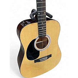 Used Rogue RG-624 LEFT HANDED Natural Acoustic Guitar