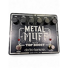 Used Electro-Harmonix Metal Muff Distortion With Top Boost Effect Pedal