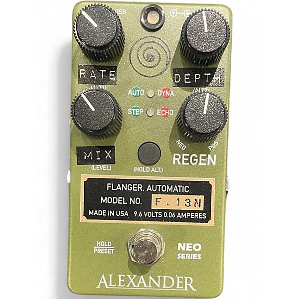 Used Alexander F-13 Neo Flanger Effect Pedal | Guitar Center
