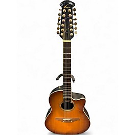 Used Ovation CC245 Celebrity Antique Natural 12 String Acoustic Electric Guitar